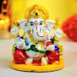 Stunning Marble Abhaya Mudra Ganesha 1