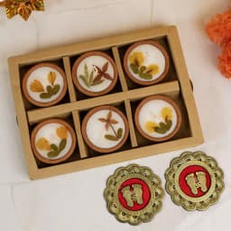 Artisan Candles N Laxmi Charan Sticker Combo 1