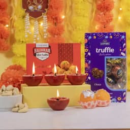 Diwali Elegance N Gourmet Treats Combo 1