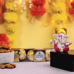 Luxury Ganesh N Ferrero Rocher Combo 1