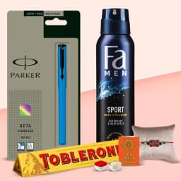 Celebrate with Toblerone, Parker Pen & FA Deodorant - Rakhi Special 1