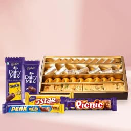 Delectable Assorted Sweets from Haldirams with Cadbury Chocolates 1