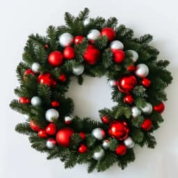 Decorated Christmas Wreath 1