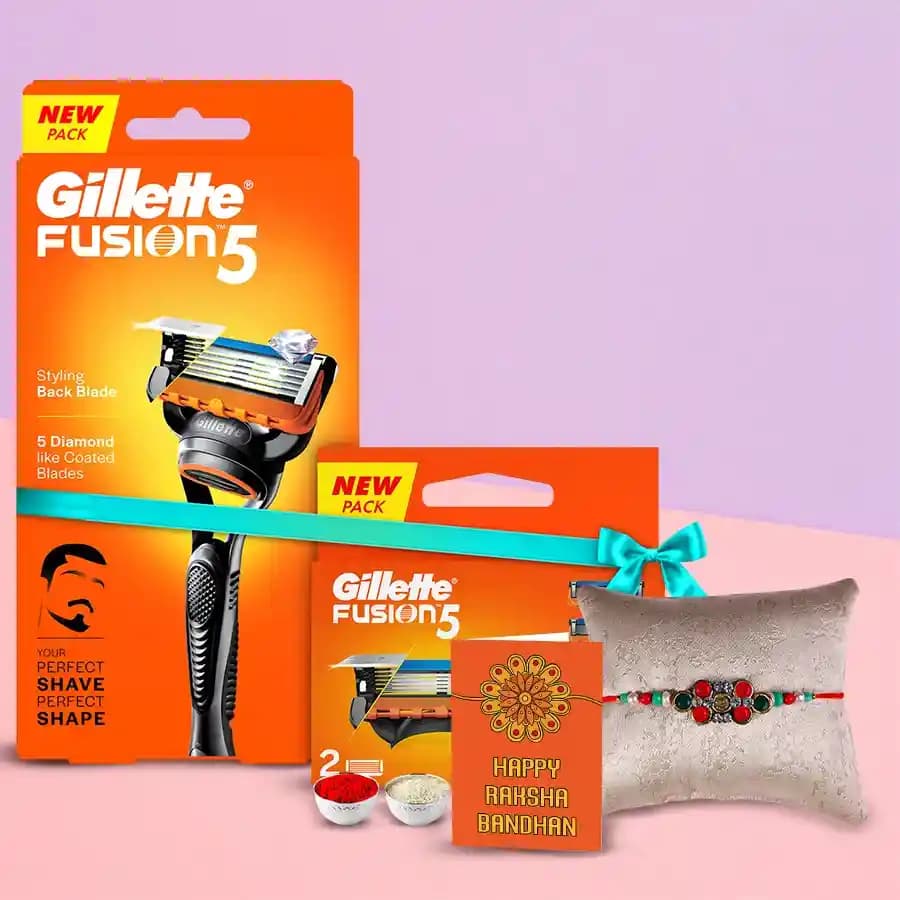 Gillette Grooming Kit with Rakhi Special Treats
