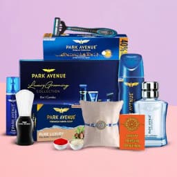 Sophisticated Men's Hamper with Complimentary Rakhi and Festive Essentials 1