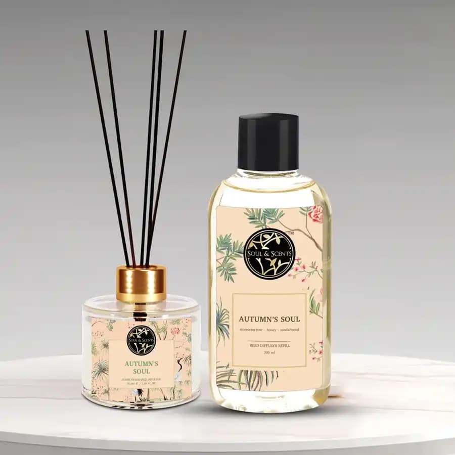 Luxurious Autumn Soul Reed Diffuser Set