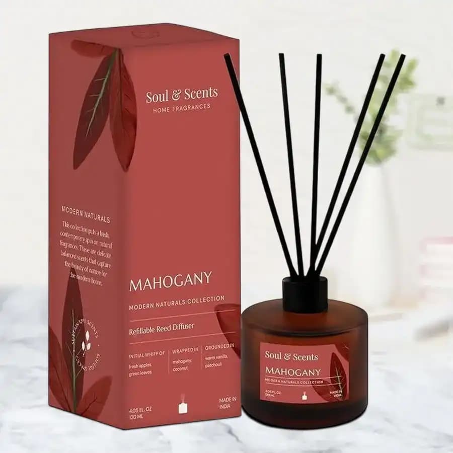 Elegant Mahogany Reed Diffuser Collection