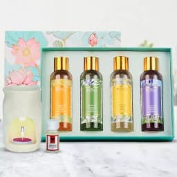 Aromatic Shower Gel Kit with Amber-Rose Vaporizer 1
