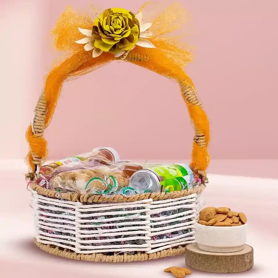 Exquisite Snacks Basket Hamper