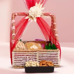 Ultimate Fruit n Nut Delight Basket 1