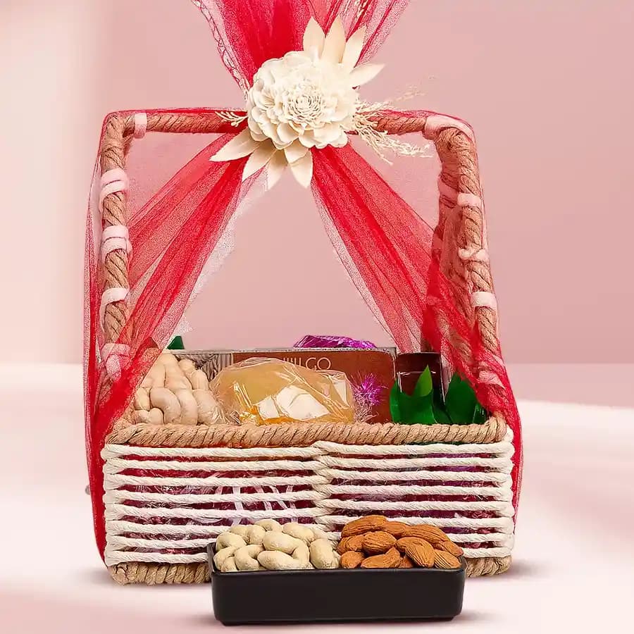Ultimate Fruit n Nut Delight Basket