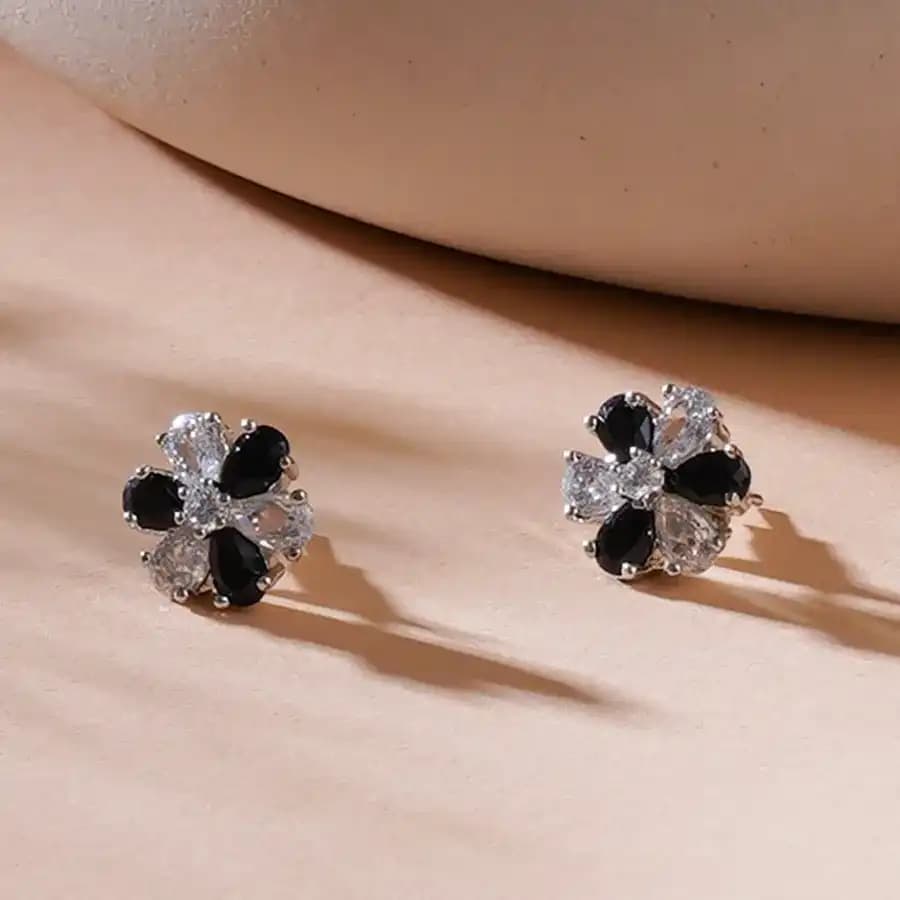 Sophisticated Black and White Studs