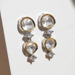 Radiant Kundan Stone Earrings 1