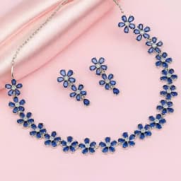 Stunning CZ N AD Necklace Set 1