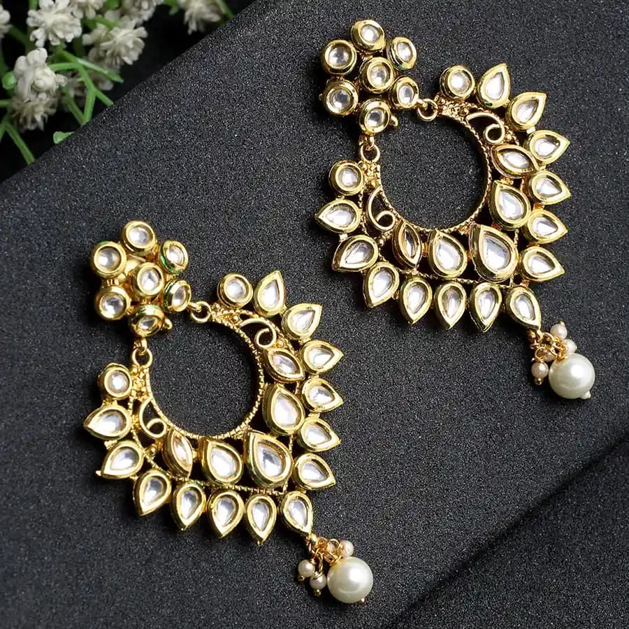 Stunning Kundan Earrings