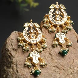 Graceful Glamour Kundan Earrings Present 1