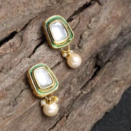 Stylish Kundan Stone Earrings 1