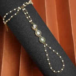 Dazzling Kundan Hand Harness Set 1