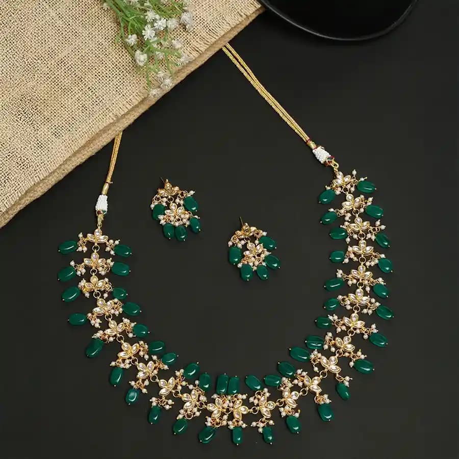 Opulent Kundan Jewelry Set