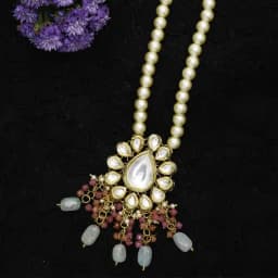 Classic Long Kundan Neckpiece 1