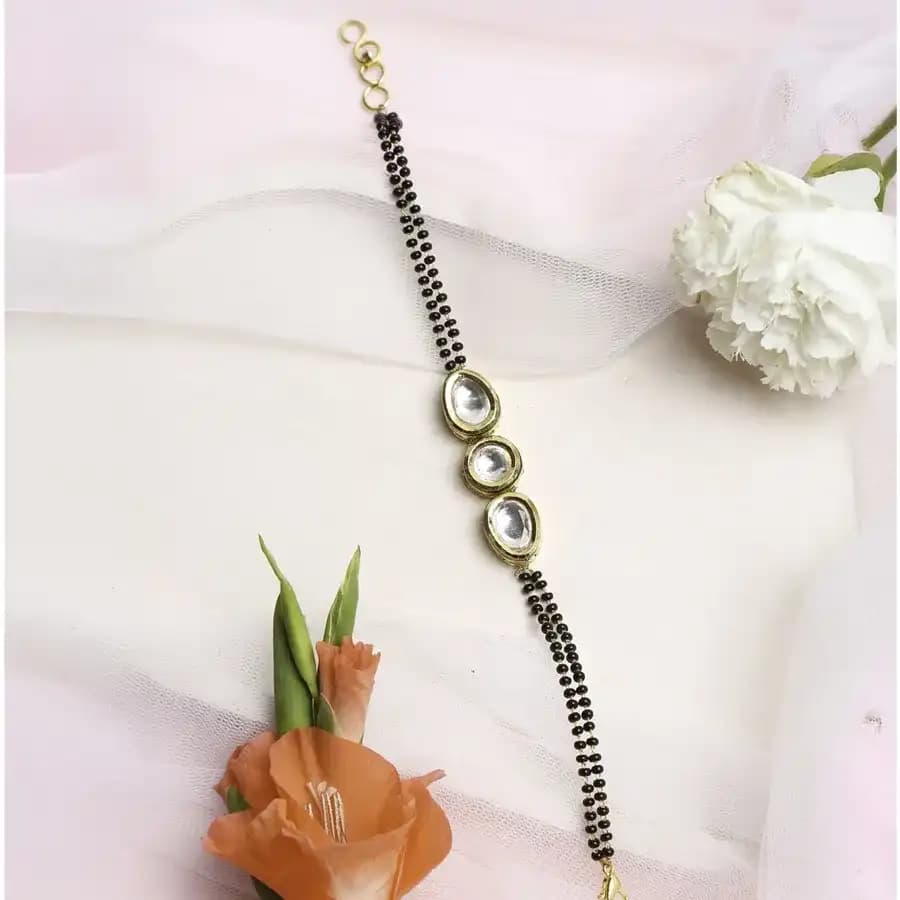 Classic Kundan Bracelet Mangalsutra