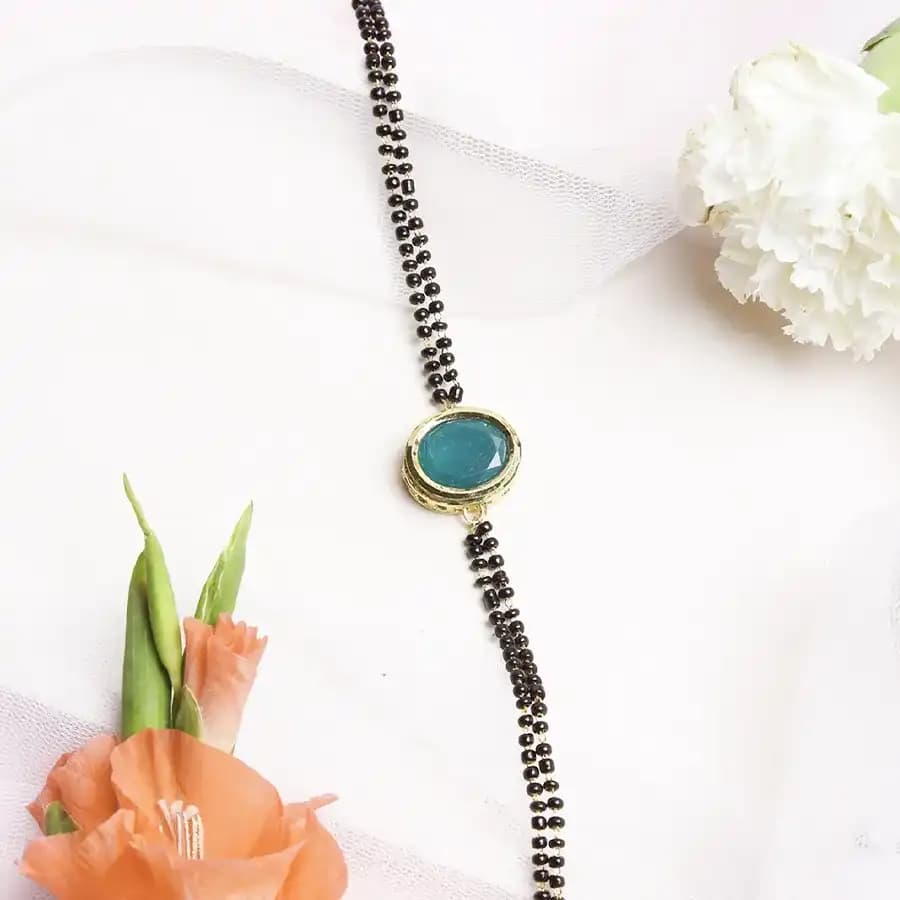 Fancy Kundan Bracelet Mangalsutra