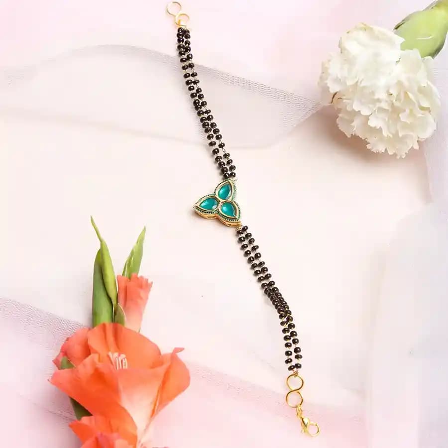 Modern Kundan Bracelet Mangalsutra