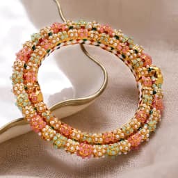 Gorgeous Beaded Meenakari Bangle 1