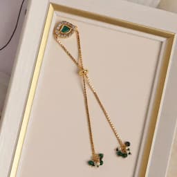 Radiant Green Charm Bracelet 1