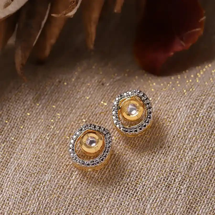 Elegant Kundan Studs