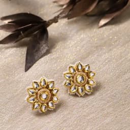 Luxe Kundan Gem Studs 1