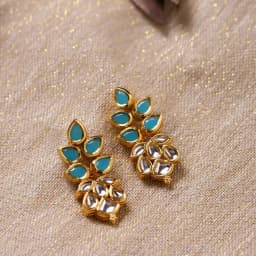Statement Kundan Jewel Studs 1