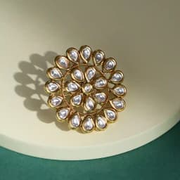 Chic Kundan Glam Ring 1