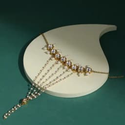 Festive Charm Kundan Hand Ornament 1