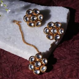 Elegant Kundan Accessories Duo 1