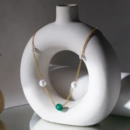 Radiant Pearl Emerald Delight 1