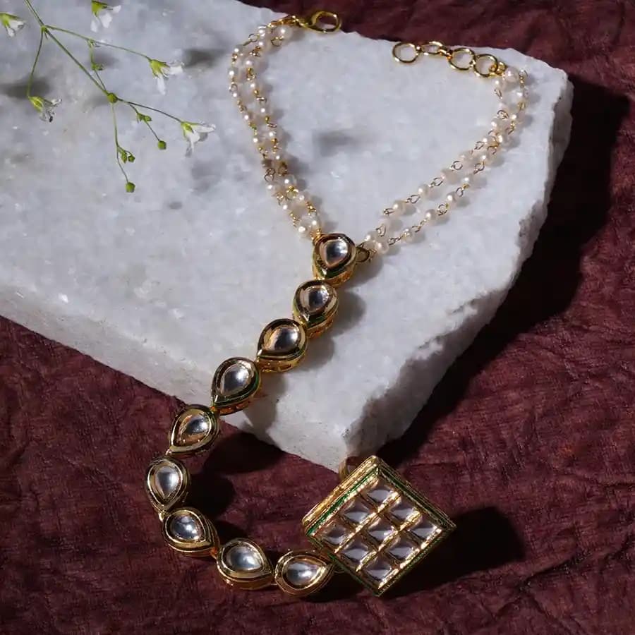 Artisan Kundan Hand Accessory