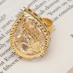 Luxe Kundan Adornment Ring 1