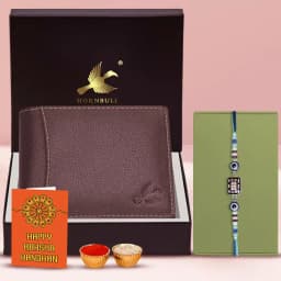 Trendy Evil Eye Rakhi N Wallet Belt Duo 1