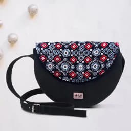 Stylish Zero Plastic Florican Ajrakh Sling Bag 1