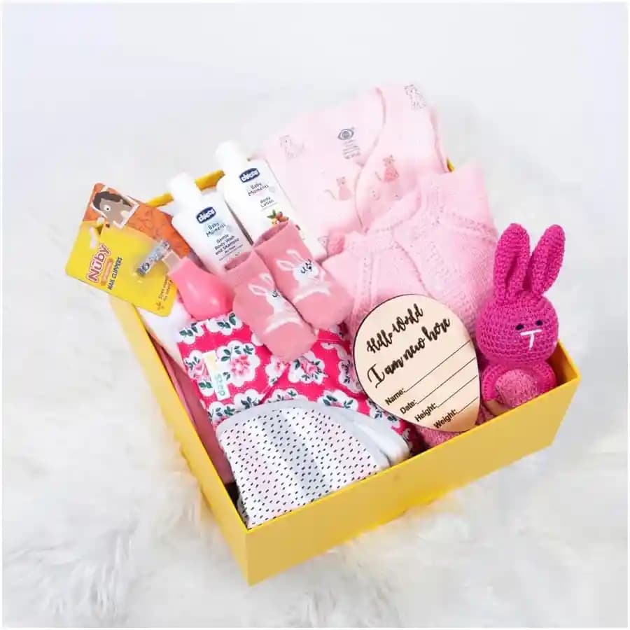 Marvellous Winter Hamper for New Born Baby Girl