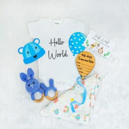 Wonderful New Born Baby Boy Gift Box 1