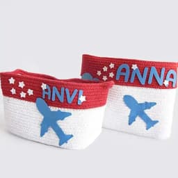 Fancy Cotton Rope Baskets Combo 1