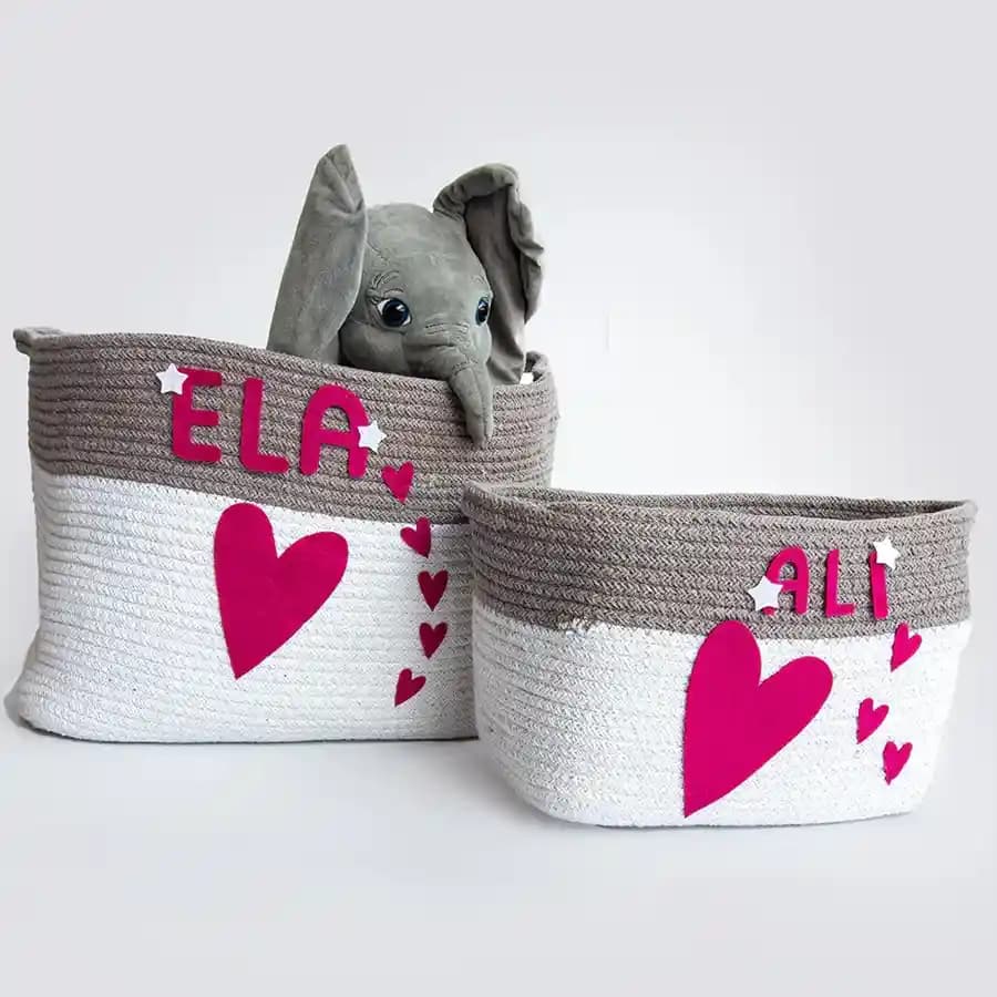 Pure Cotton Storage Basket Set