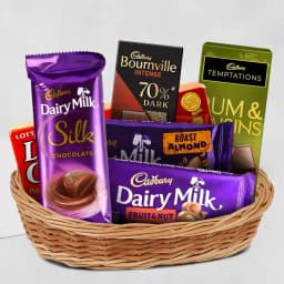 Delightful Festive Chocolate Gift Basket 1