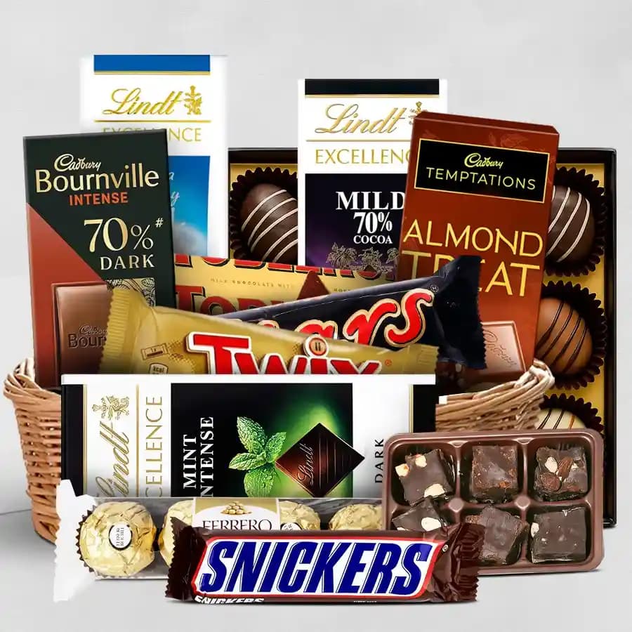Exquisite Chocolate Gift Basket