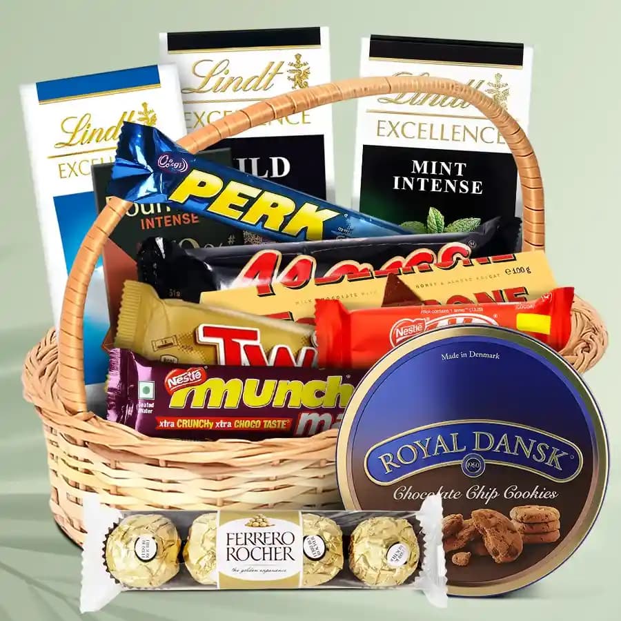 Delightful Chocolate Celebration Gift Basket