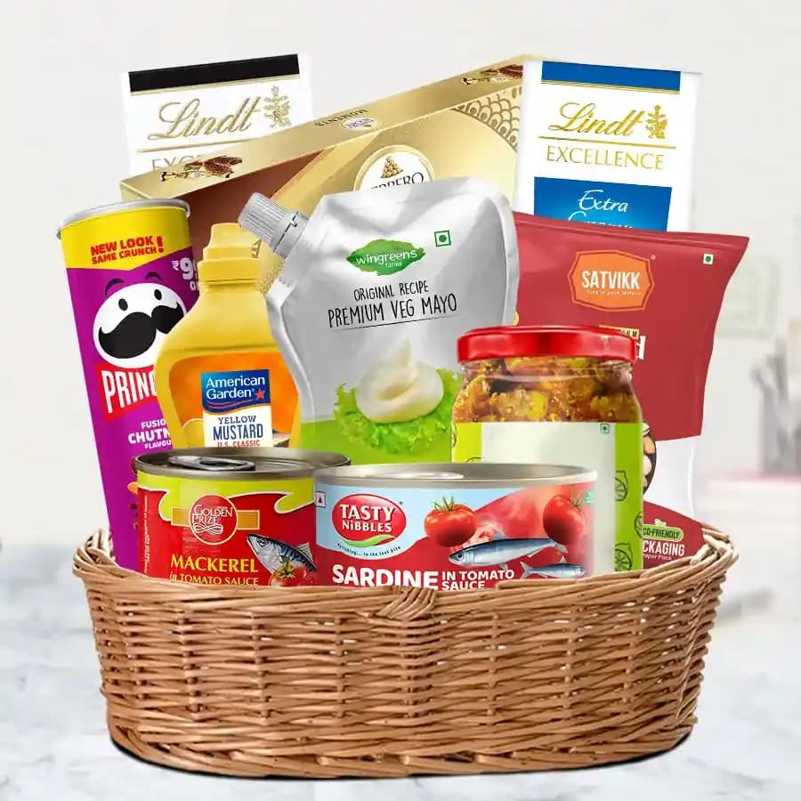 Savory Seafood Feast Basket