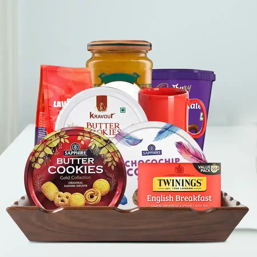 Gourmet Delight Cookie and Coffee Treat