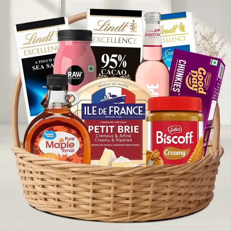 Gourmet Indulgence Gift Basket